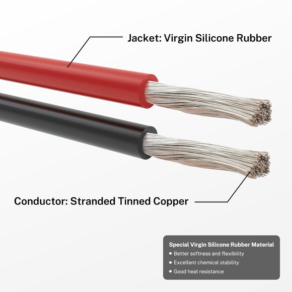 18 Gauge Silicone Rubber Wire Stranded 100 Feet - Picture 3 of 7